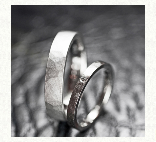 まるで真っ白に凍った様な結婚指輪・フローズン　千葉・柏ヨー&マーレの新作日記