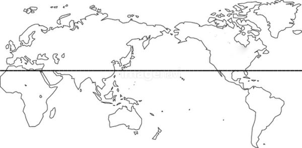 オーダーメイドで結婚指輪の内側に入れる世界地図のデザイン