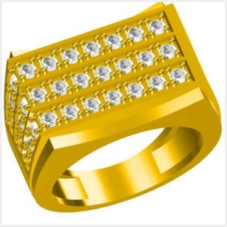 ダイヤモンドのグラフが付いている 　メンズ結婚指輪カスタムメイドの結婚指輪
