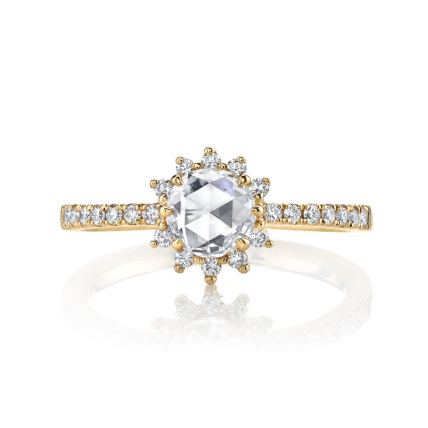ローズカットダイヤモンドはアンティークカットの中でも最も美しいカットの１つ