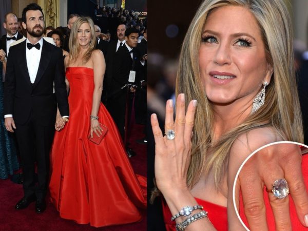 ジェニファーアニストンに贈られた、ローズカットのダイヤモンドエンゲージ・婚約指輪