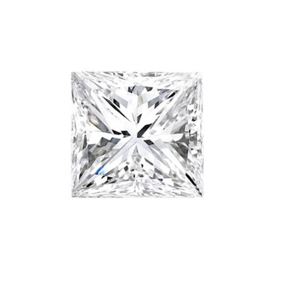 正方形のプリンセスカットダイヤモンド