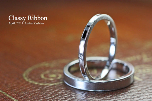 遠距離恋愛の二人は結婚指輪をプラチナでオーダーメイド