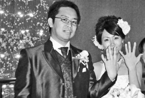 ピンク&ホワイトゴールドでペアの結婚指輪を　T様千葉・柏