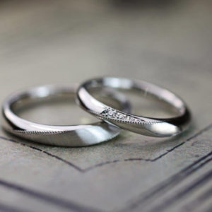 メビウスデザインの結婚指輪をプラチナでオーダーメイドする
