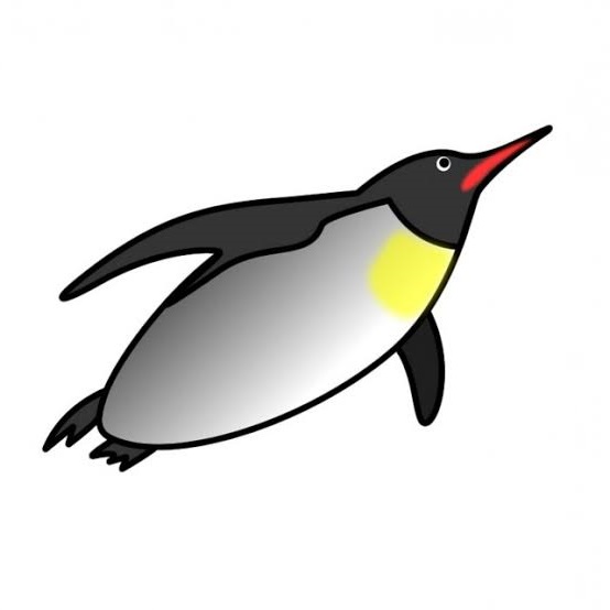結婚指輪に入れるペンギンの模様のラフデザイン