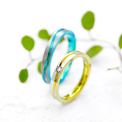 チタン製の結婚指輪