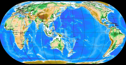 世界地図には沢山の種類がある！知ってますか？