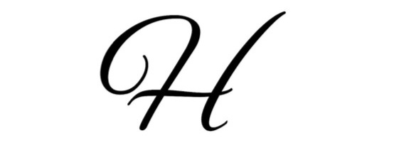 Hの筆記体