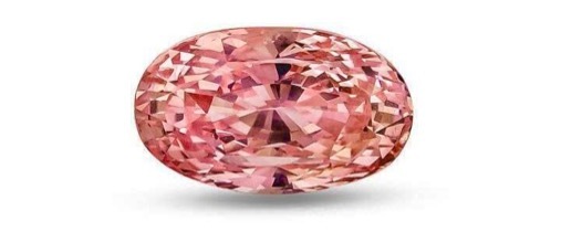 ピンクとオレンジが混ざり合ったユニークなもので、数多ある宝石の中でも、同じ属性の色の宝石は他にありません。