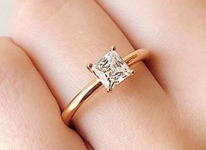 ダイヤモン プリンセスダイヤモンド指輪 したのみ