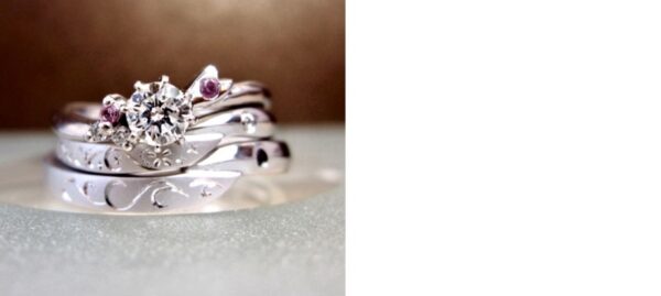 【 ２００９年 ４月 】に、柏の店舗でオーダー製作した結婚指輪 4作品 