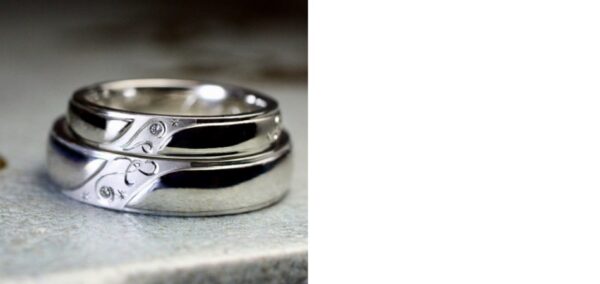 【 ２００９年 １０月 】に、柏の店舗でオーダー製作した結婚指輪 ４作品 