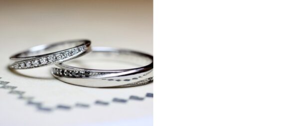 【 ２００９年 １２月 】に、柏の店舗でオーダー製作した結婚指輪 ４作品 