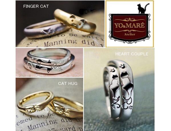 【ネコの結婚指輪オーダー・63作品】を一挙公開！デザイナーが選んだ傑作選
