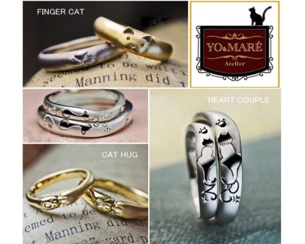 【新着ブログ】ネコの結婚指輪オーダー・63作品を一挙公開！デザイナーが選んだ傑作選