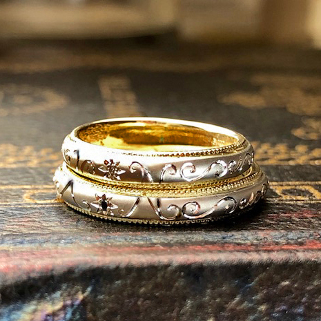私たち柏のヨー＆マーレでオーダーした結婚指輪で挙式を上げました